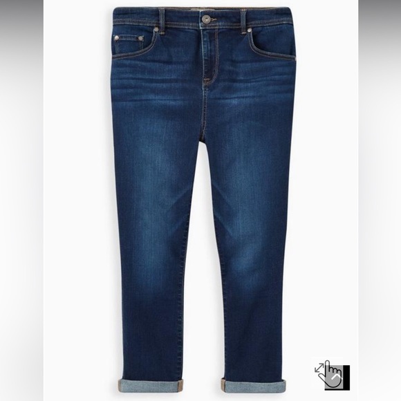 torrid Denim - Torrid Crop MidFit Skinny Super Soft Mid-Rise Jean Size 26